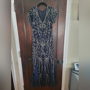 Beautiful Navy Blue Grand/Mother of Groom or Bride Dress Size 6
